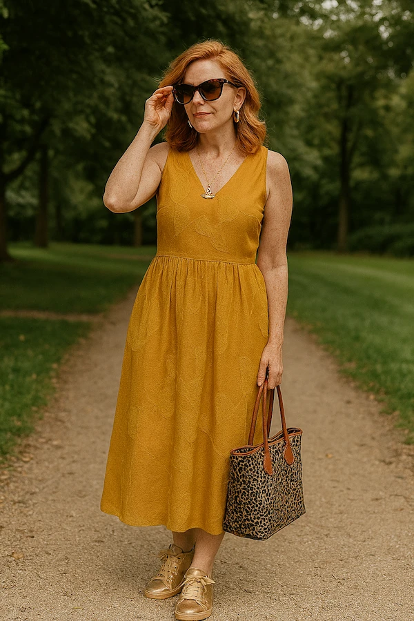 kleid tragen frauen über 40