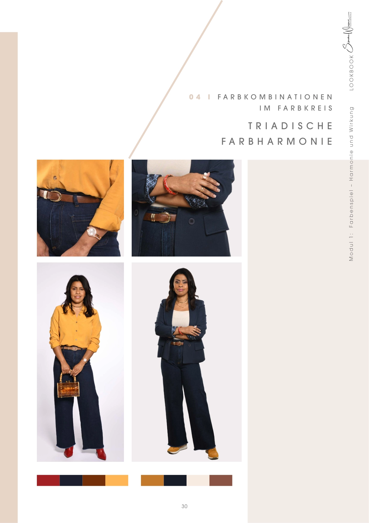 blau kombinieren outfit